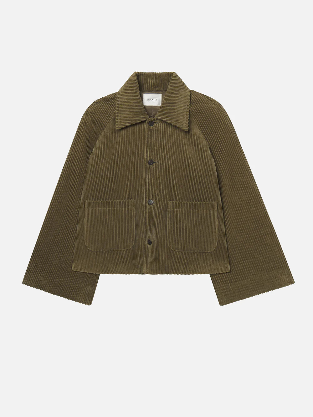THE CORDUROY SWING JACKET ARTICHOKE | Frame Denim