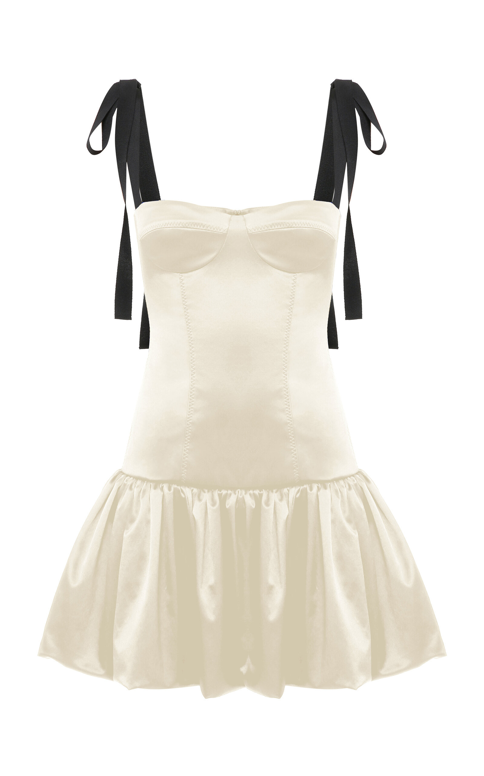 Patrice Bustier Satin Mini Dress | Moda Operandi (Global)