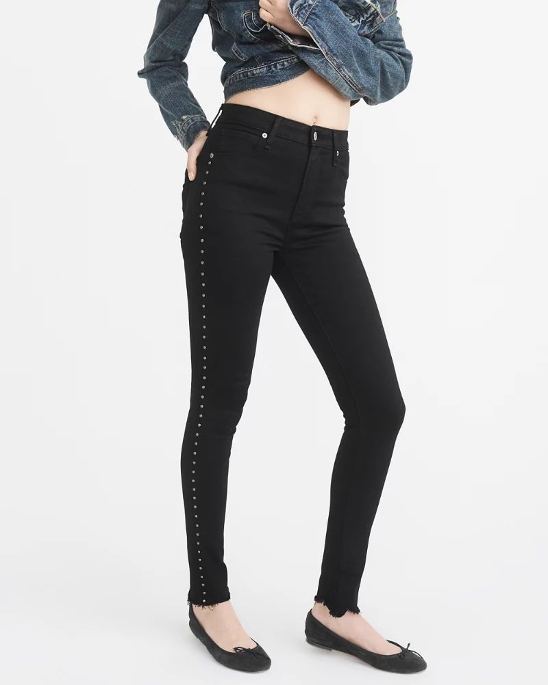 High-Rise Super Skinny Jeans | Abercrombie & Fitch US & UK