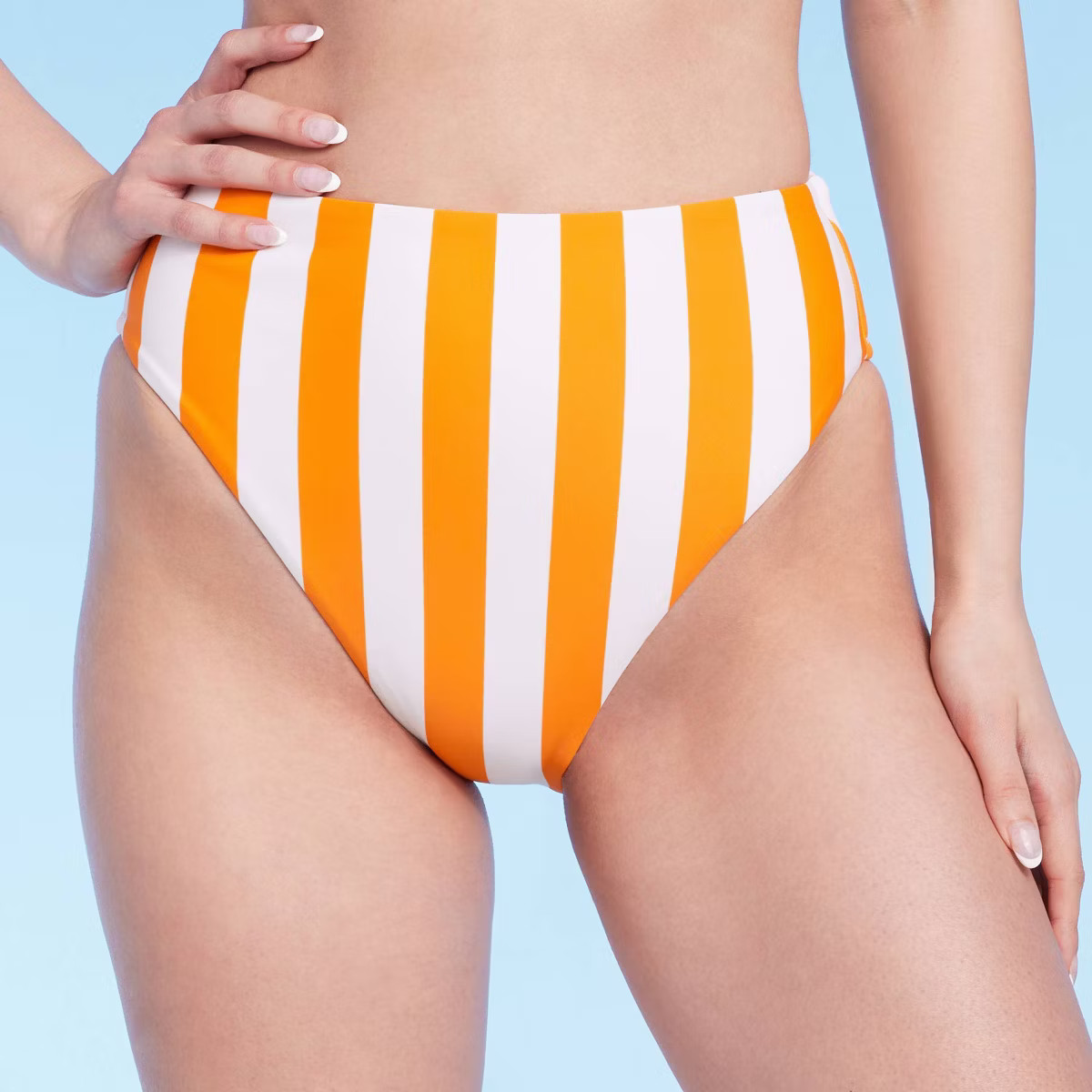 Women's High Waist High Leg Cheeky Bikini Bottom - Shade & Shore™ | Target
