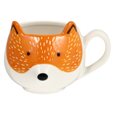 Fox Shaped Mug Travel Coffee Mugs Cartoon Household Water Cup  | eBay | eBay UK