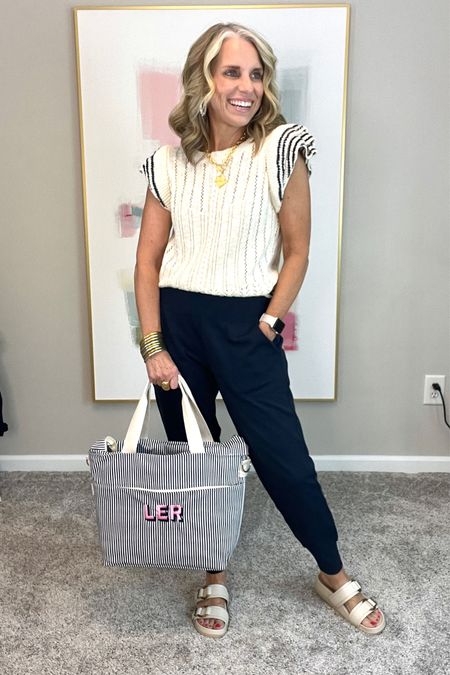 I love a cute sweater that will go with casual joggers, jeans, shorts or pants for workwear 
Use code COAST15 
Use LISA10 on monogrammed insulated tote 

#LTKStyleTip #LTKFindsUnder100 #LTKOver40
