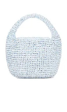 Nikki Beach Karina Shoulder Bag in Light Blue from Revolve.com | Revolve Clothing (Global)
