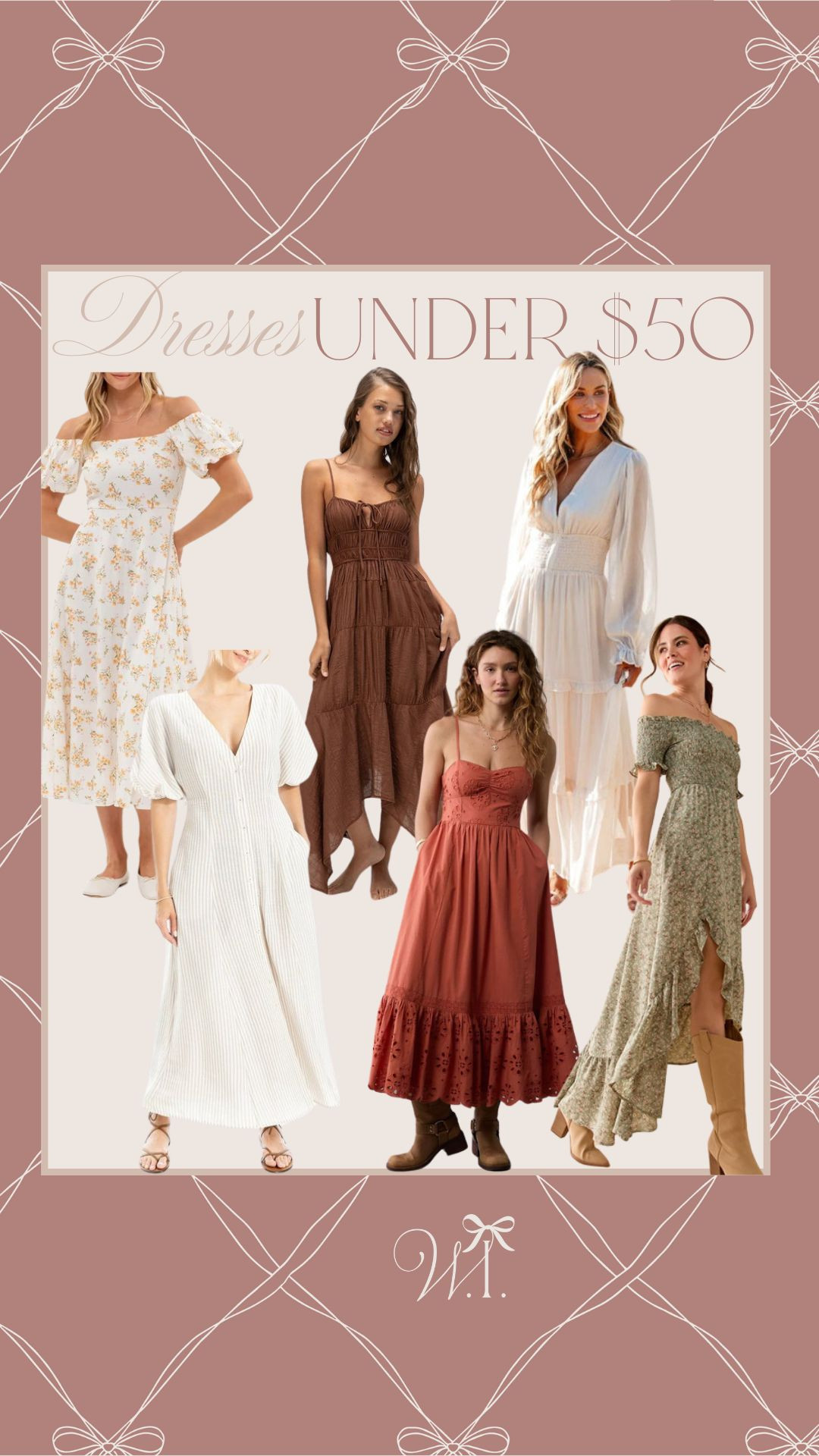 Dresses under $50 // all of these would look stunning in your next session + you cant beat the cost rock them all summer long  

 #LTKSummerEdit #LTKSeasonal #LTKFindsUnder50