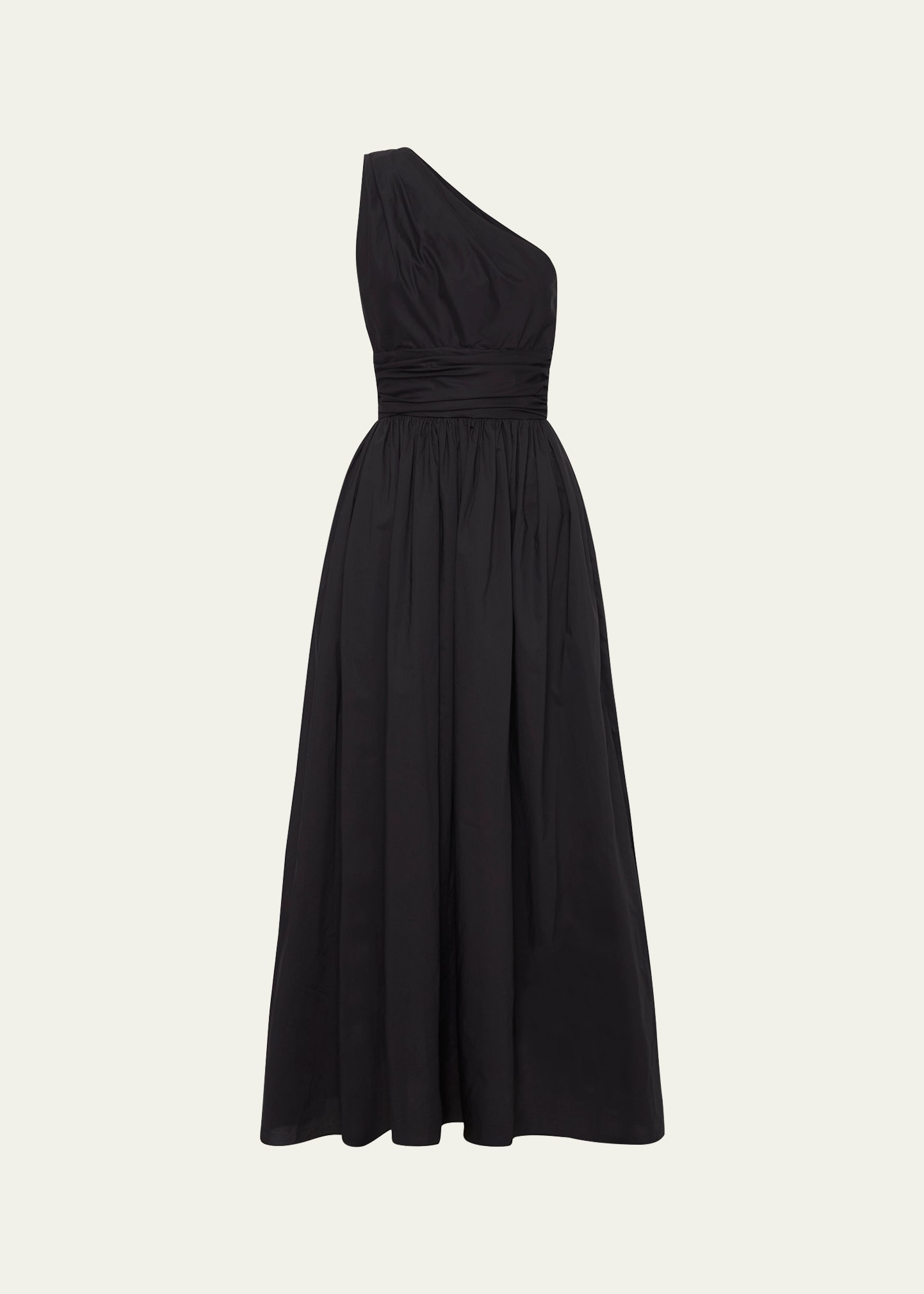 Gathered One-Shoulder Maxi Dress | Bergdorf Goodman