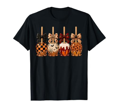 Halloween Candy Apple Funny Autumn Season T-Shirt | Amazon (US)