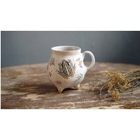 Ceramic Frog Cauldron Mug Pottery Vintage Style Funny With Legs 14 Fl Oz/400Ml | Etsy (US)