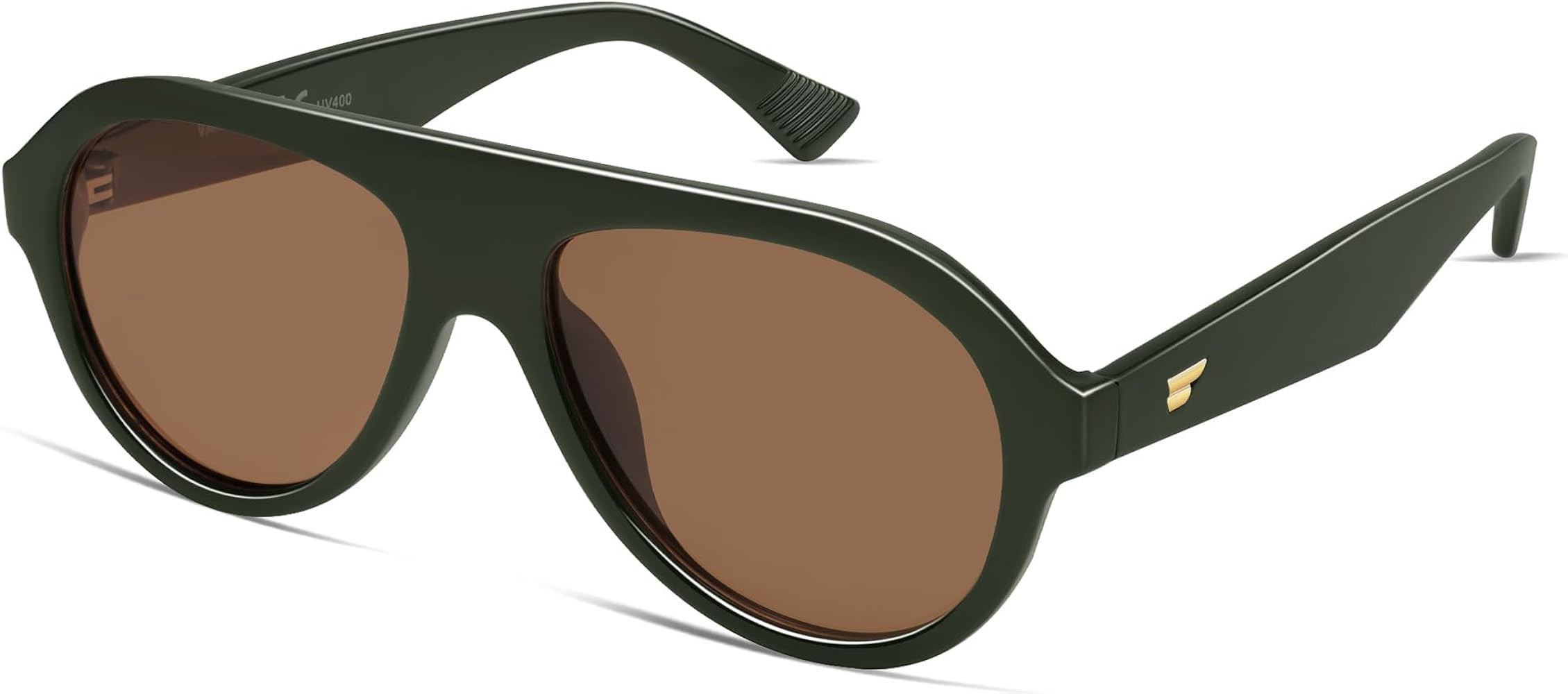 VANLINKER Retro Aviator Polarized Sunglasses for Men Women Trendy 70s Vintage Plastic Frame Sun G... | Amazon (US)