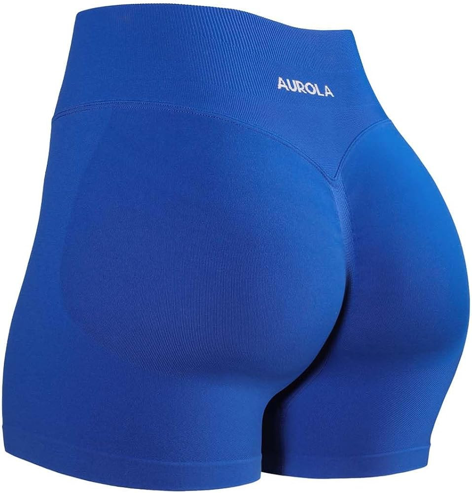 AUROLA Influence Workout Shorts for Women,2.5 3.5 4.5 5.5 6.5 No Roll Up Squat Proof Scrunch Seam... | Amazon (US)