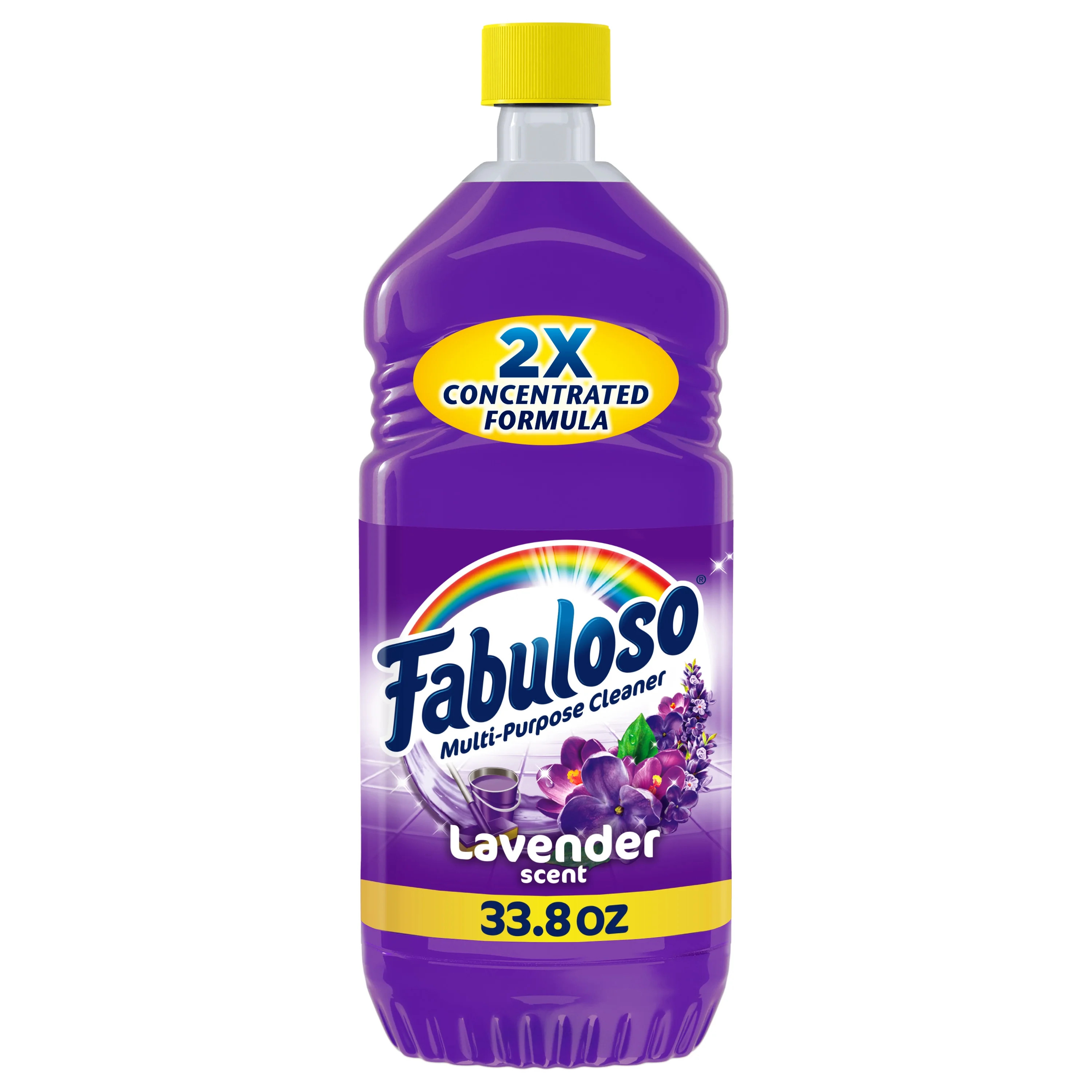 Fabuloso® Multi-Purpose Cleaner, 2X Concentrated Formula, Lavender Scent, 33.8 fl oz | Walmart (US)