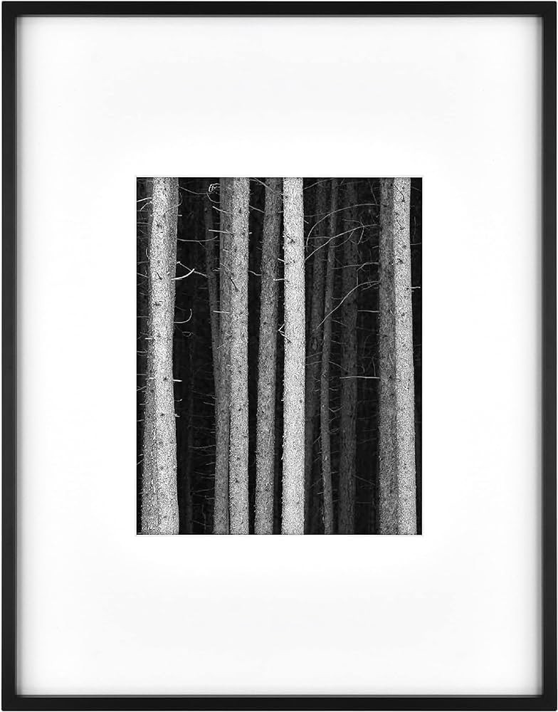 MCS Master & Co. Foundry Metal Gallery Wall Frame, Black, 14 x 18 in matted to 8 x 10 in | Amazon (US)