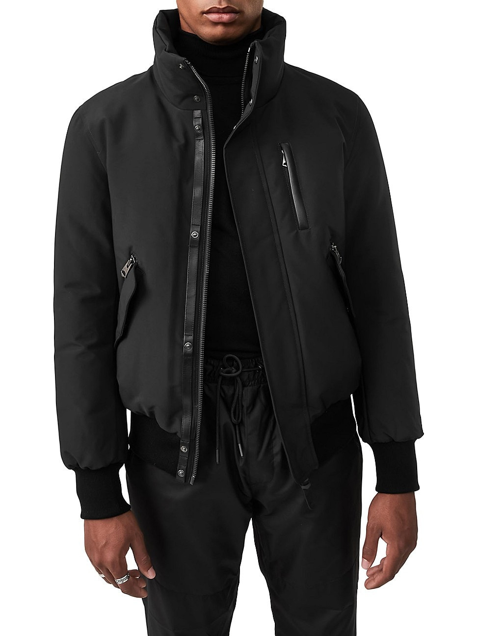 Men's Dixon Down Bomber Jacket - Black - Size 36 | Saks Fifth Avenue