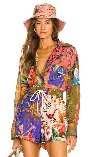 Tropicana Patched Shirt in Spliced | Revolve Clothing (Global)