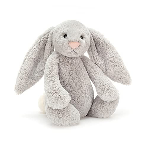 Jellycat Bashful Grey Bunny Stuffed Animal, Large 15 inches - Rabbit and Bunny Plush Toy - Classic Children's Gift | Amazon (US)