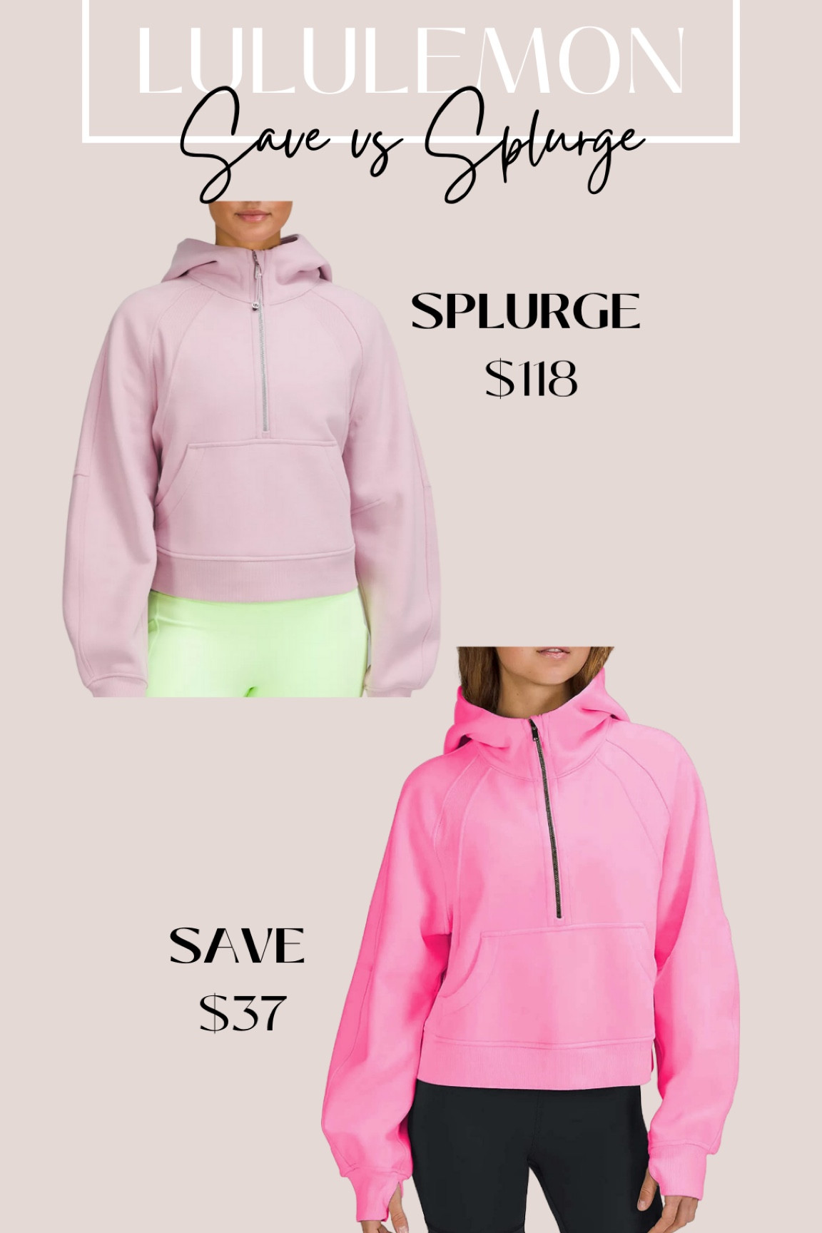 Lululemon save vs splurge 

#LTKsalealert #LTKGiftGuide #LTKfit