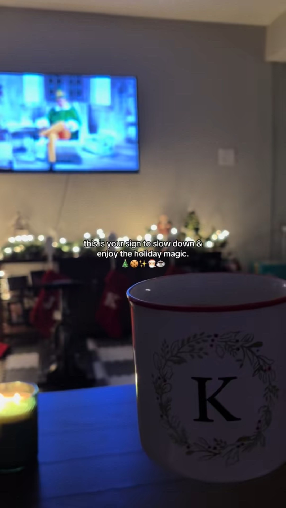 christmas at home, christmas decor, christmas time, christmas season, christmas candle, christmas, christmas tree, garland, stocking 

#LTKHoliday #LTKFindsUnder100 #LTKHome