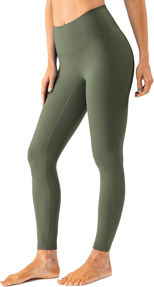 Lavento Women's All Day Soft Light Yoga Leggings 25" - No Front Seam Workout Legging Active Tight... | Amazon (US)