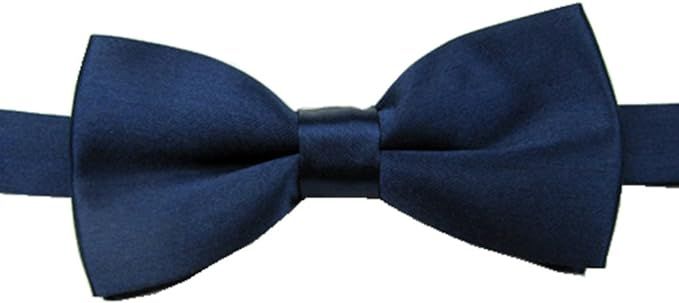 Adjustable Boys Bow Tie Solid Pre Tied for Wedding Party Dress up | Amazon (US)