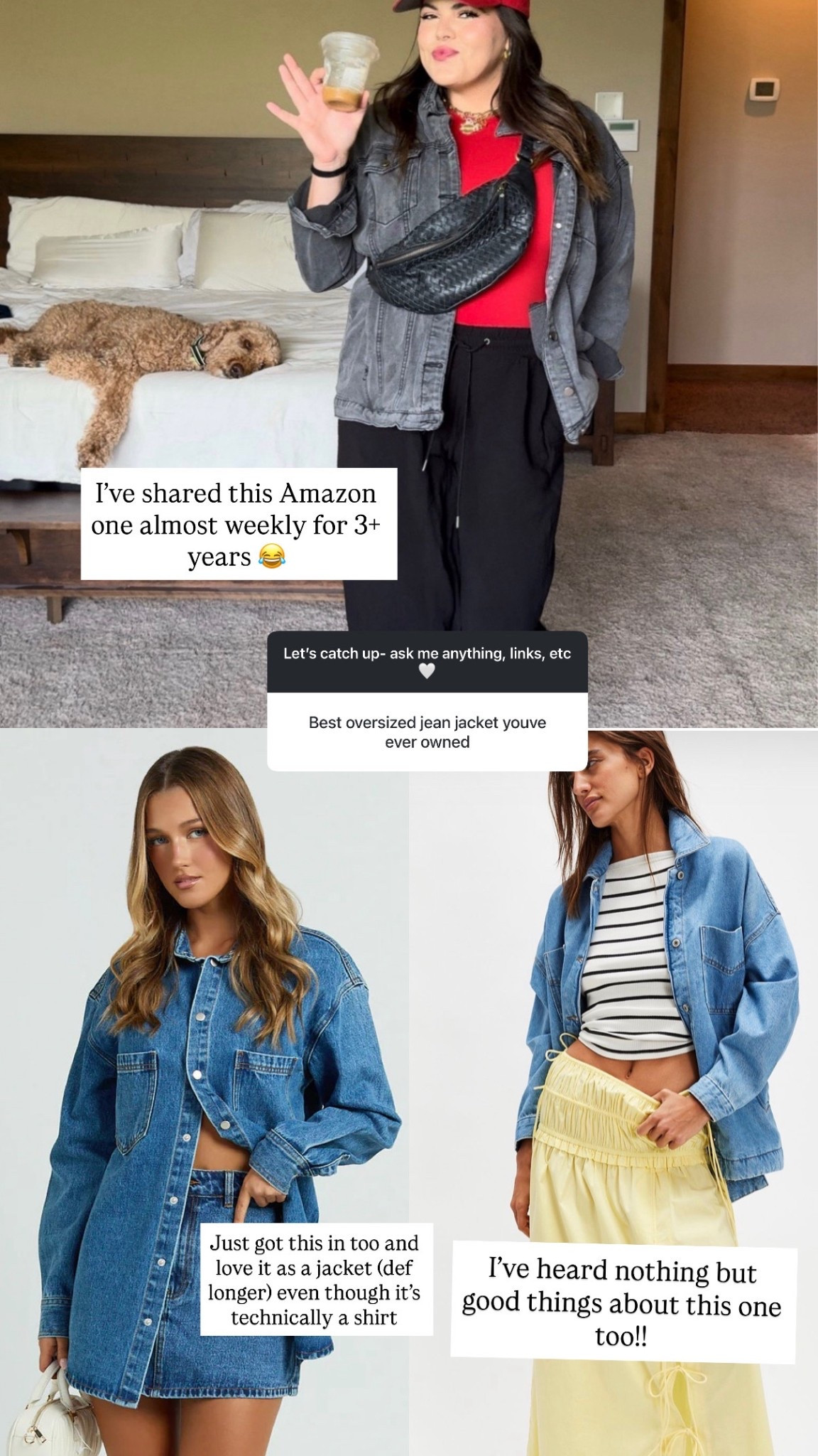 Best oversized denim jackets