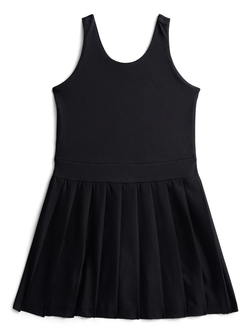 Athletic Works Girls Active Pleated Dress, Sizes 4-18 | Walmart (US)