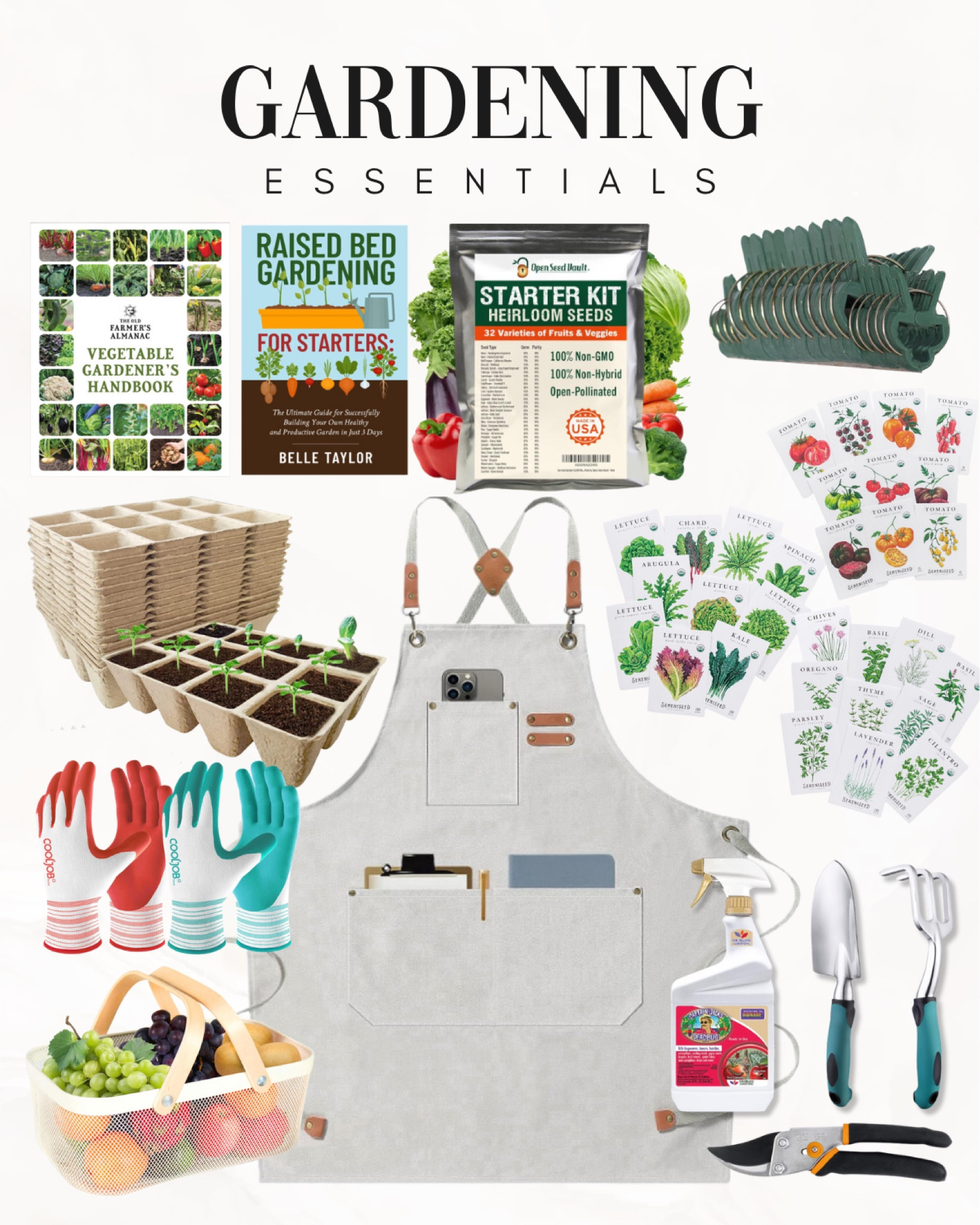 Spring Gardening Essentials


Gardening  gardening tools  spring garden  spring cleaning  spring essential  spring outdoor  outdoor gardening  vegetable seeds  herb seeds  plant pots  garden clips


#LTKhome #LTKSeasonal