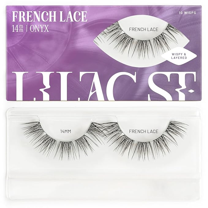 Lilac St - French Lace Glamorous Faux Eyelash Clusters (14mm) - Delicate & Wispy - DIY Lash Exten... | Amazon (US)