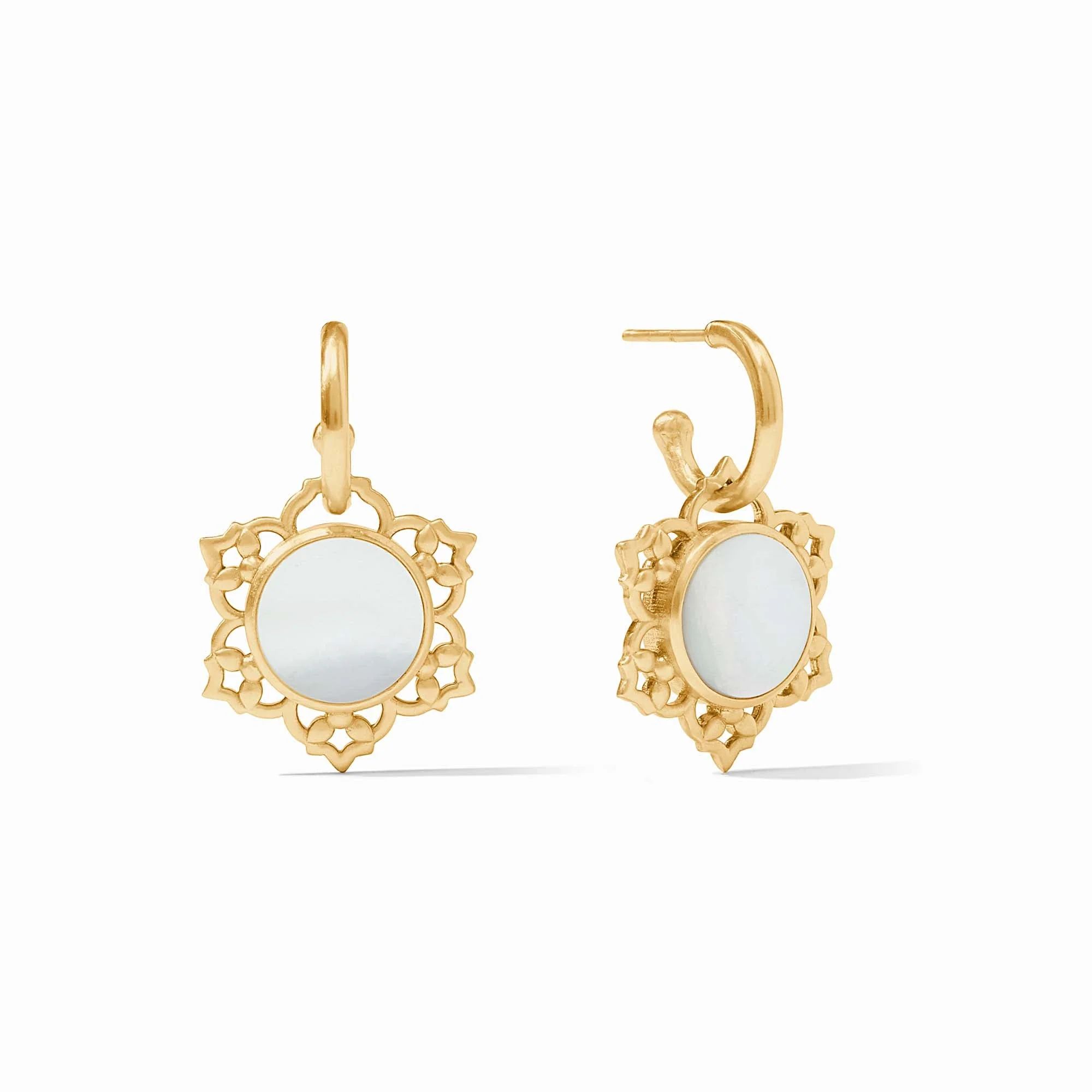 Helene Hoop & Charm Earring | Julie Vos | Julie Vos