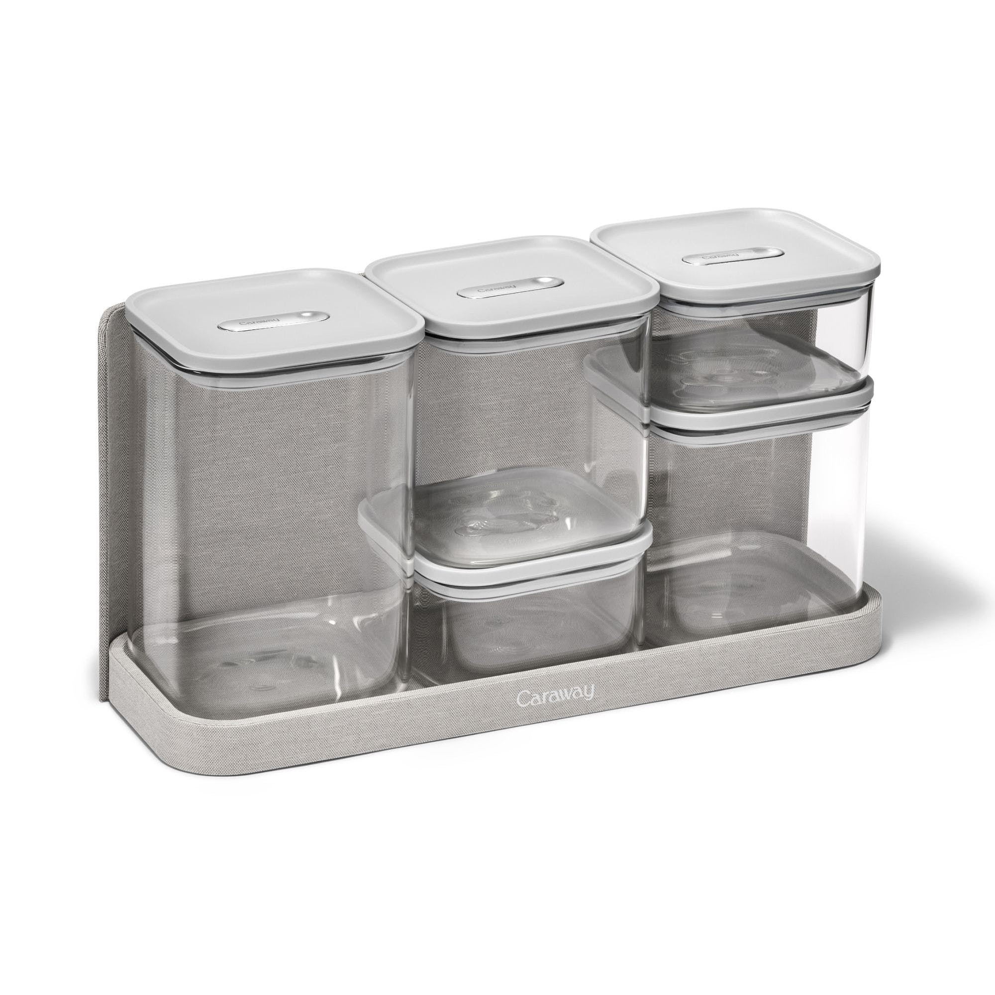 Caraway 5pc Airtight Storage Container Set in Gray I True Airtight Seal | Caraway