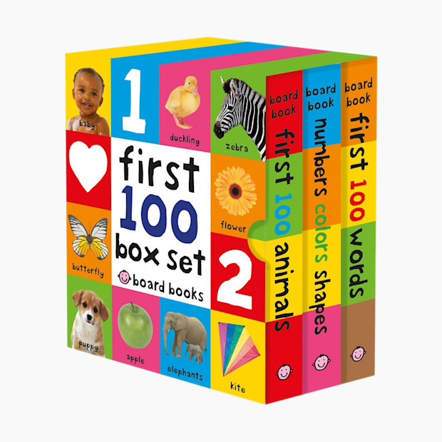 First 100 Board Book Box Set (3 books) | Babylist