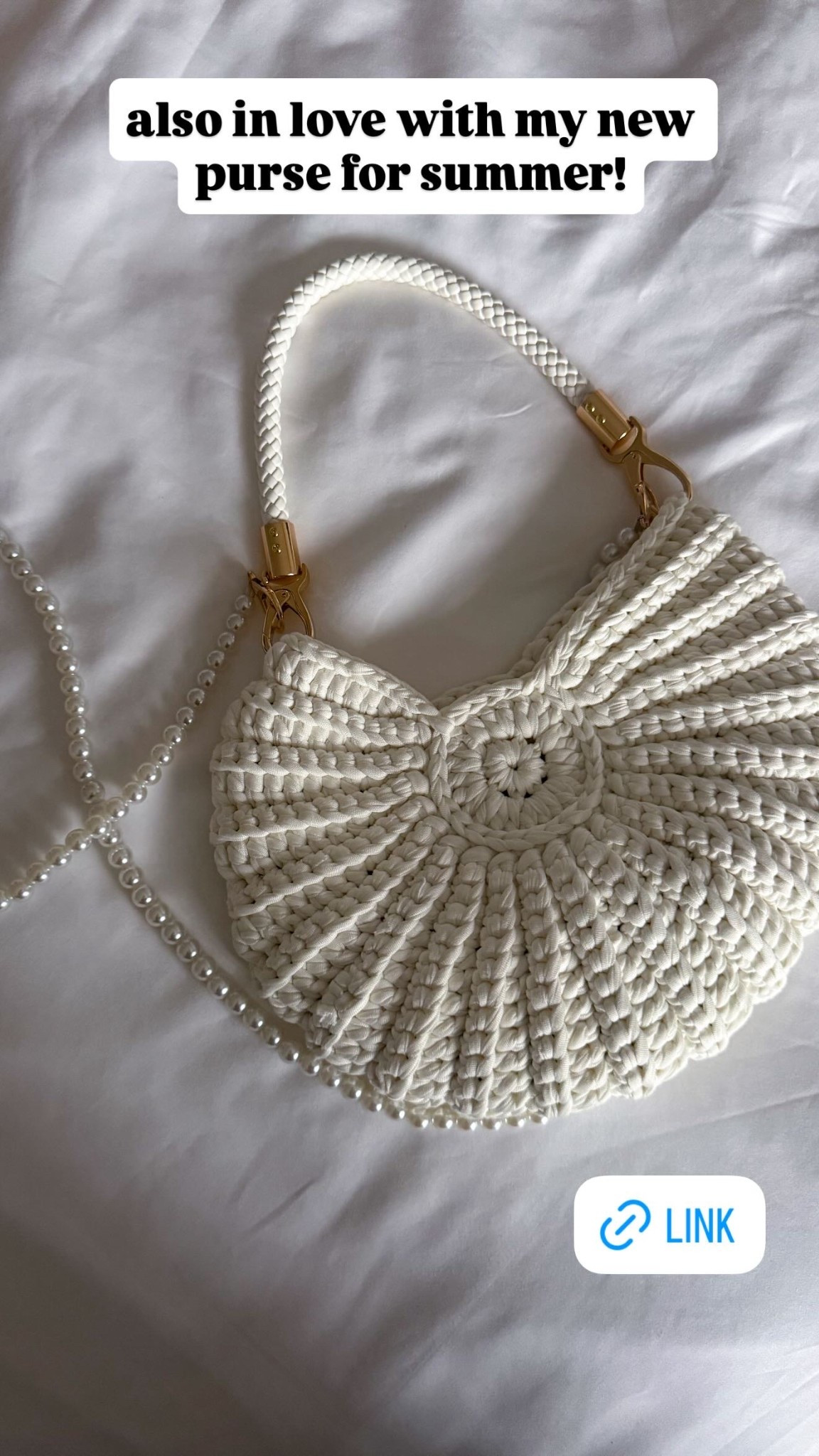 also in love with my new purse for summer!
