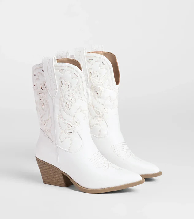 Saddled Up Western Embroidered Cowboy Boots | Windsor Stores