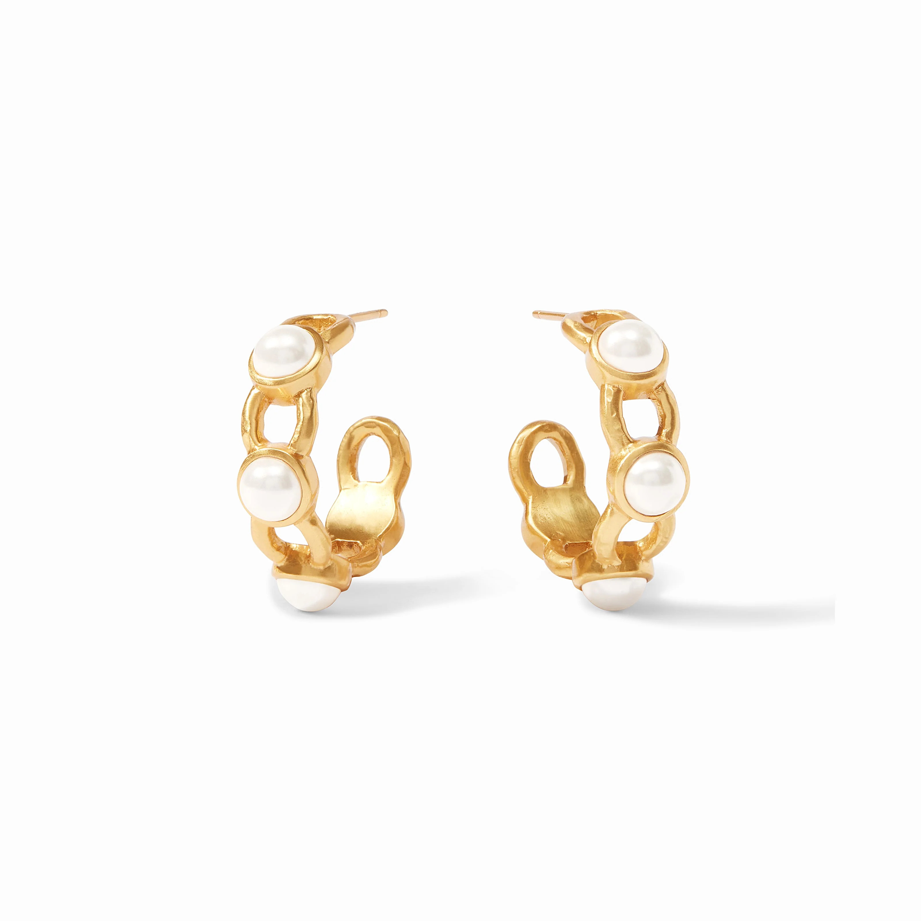 Palermo Pearl Hoop Earrings | Julie Vos | Julie Vos