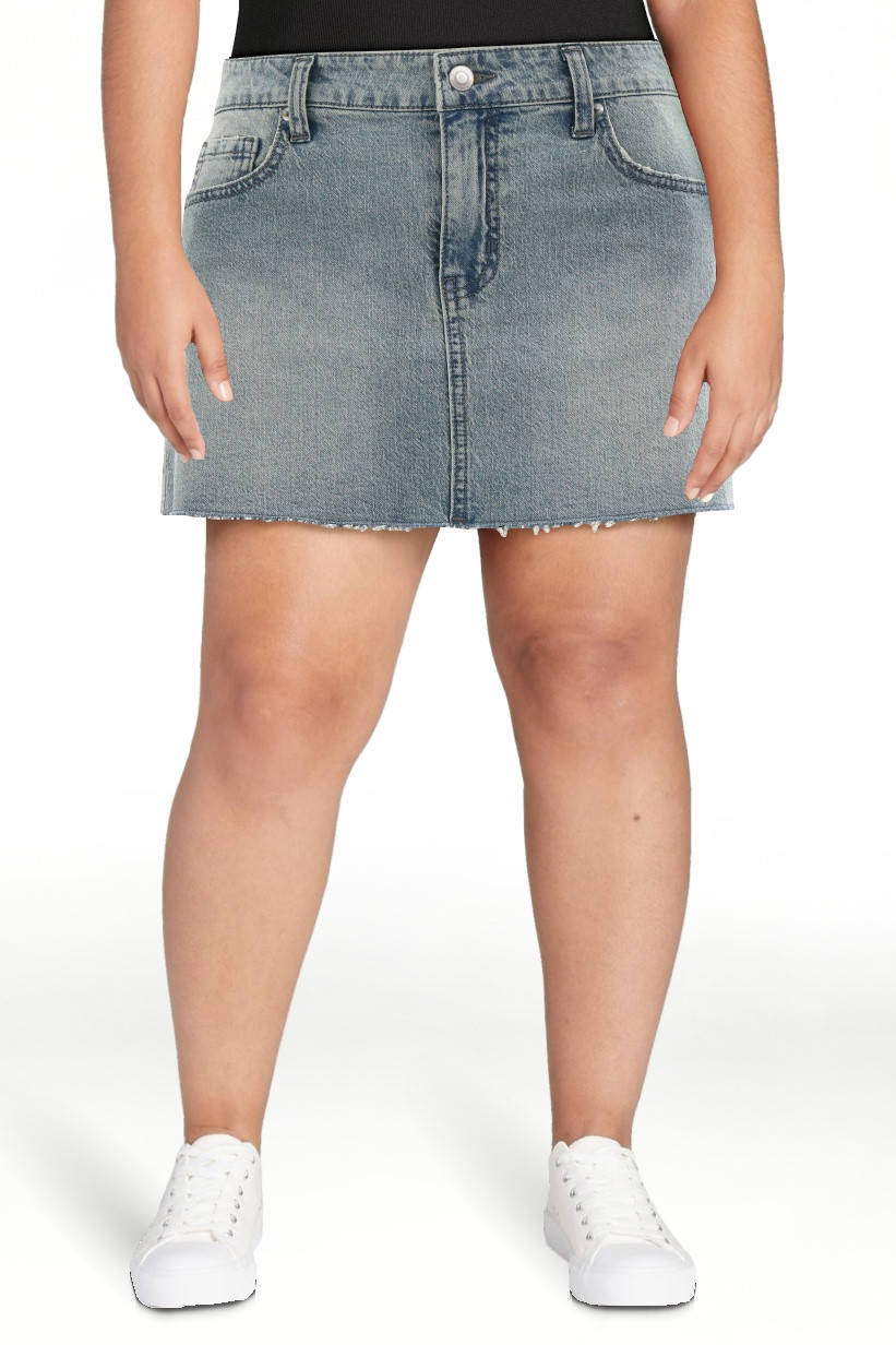 No Boundaries Denim Mini Skirt, Women's | Walmart (US)