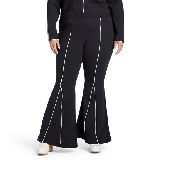 Women's High-Rise Flare Sweatpants - Victor Glemaud x Target Black | Target