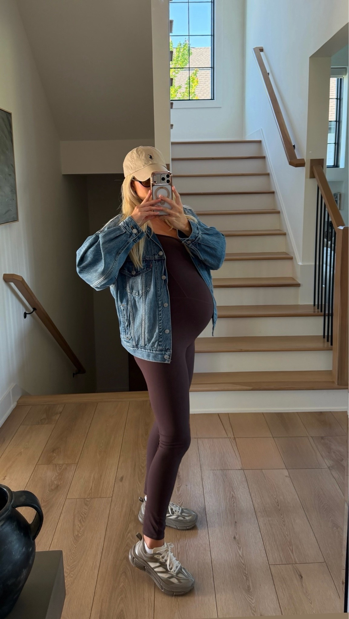 Size large in onesie (sized up 2 for pregnancy), medium in jacket, shoes tts! #kathleenpost

Athleisure, bump friendly, walking outfit, errands outfit, maternity look, casual spring look

#LTKdayinmylife #LTKSeasonal #LTKBump