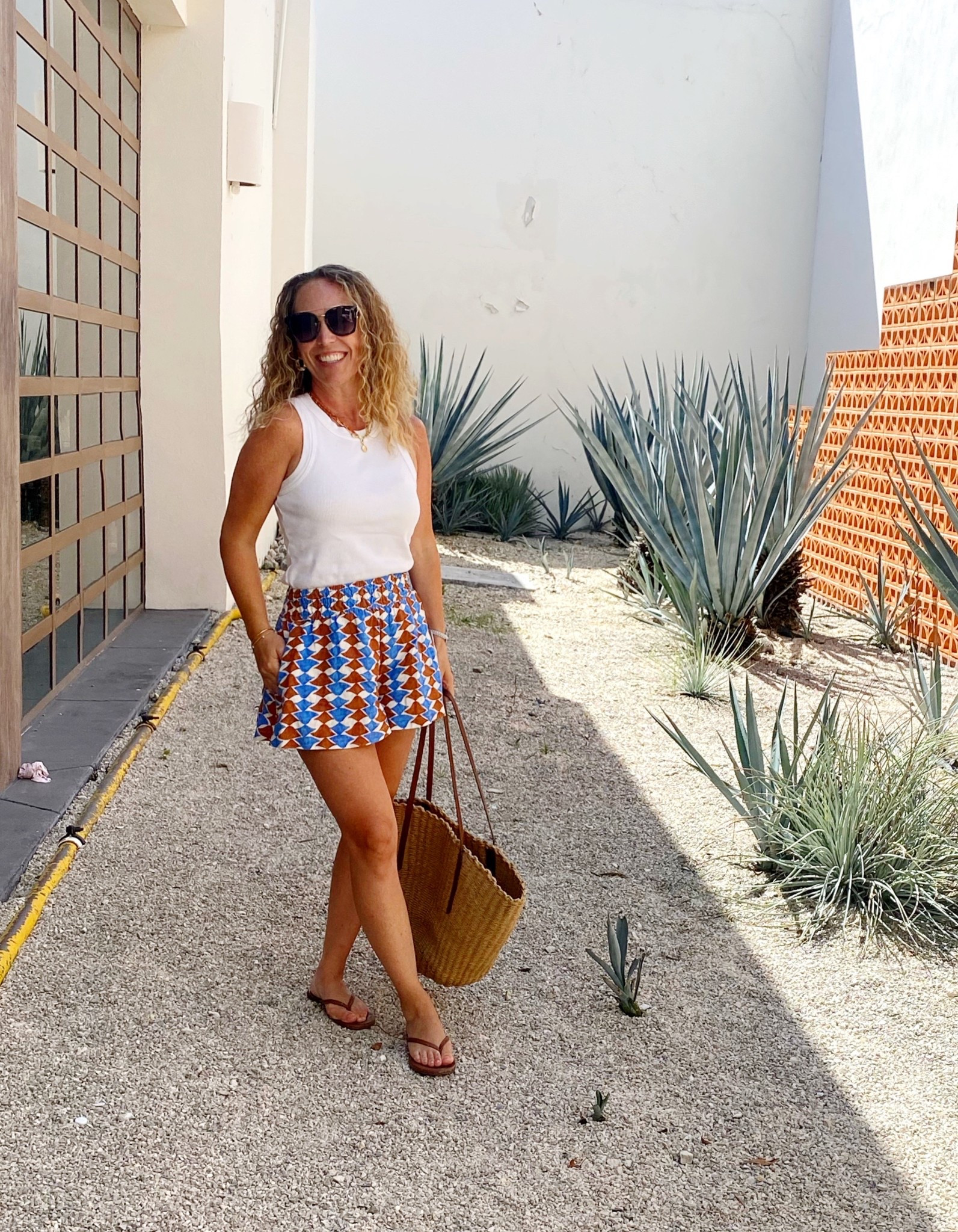 Pull on shorts are my fave especially when they are this cute!  Grab and go type outfit perfect for summer!

This pattern is from last year but they have all new solid colors and patterns for this year!

I'm wearing a XS.  The linen fabric is perfect for summer and the wide elastic waist detail is not only cute but comfy!  Linking the new styles!!



#LTKOver40 #LTKPetite #LTKSeasonal