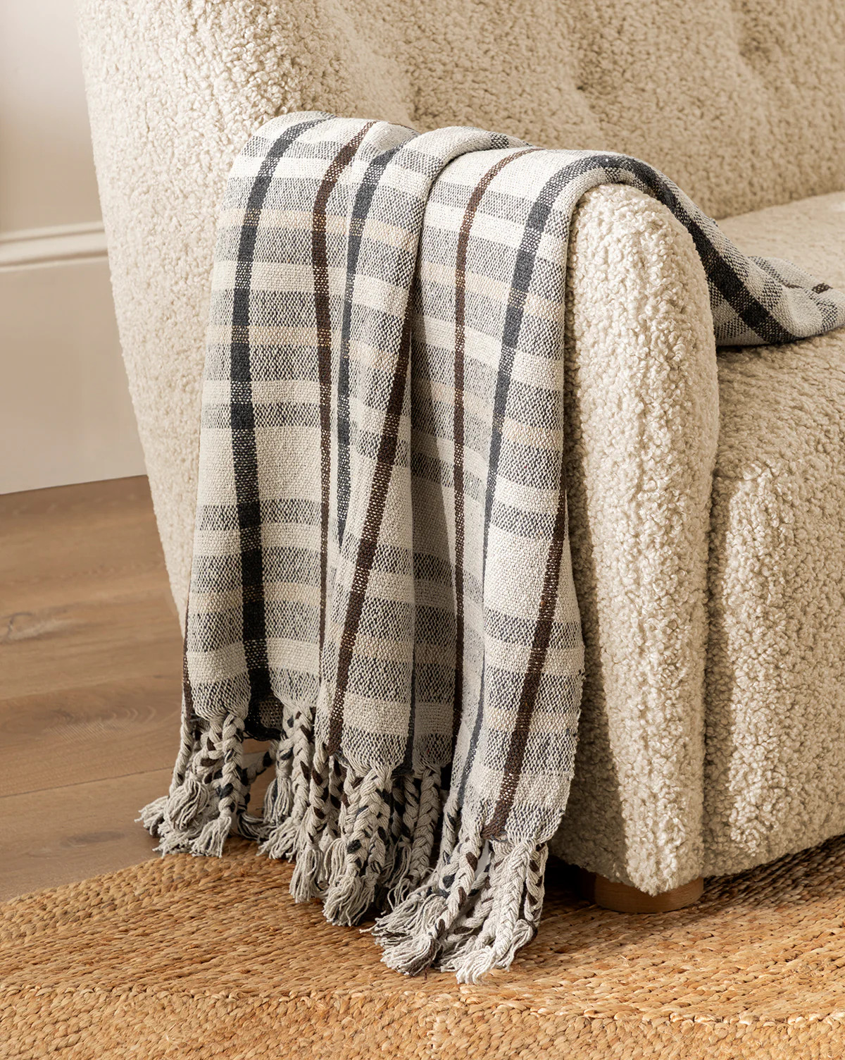 Plaid Tasseled Throw | McGee & Co. (US)