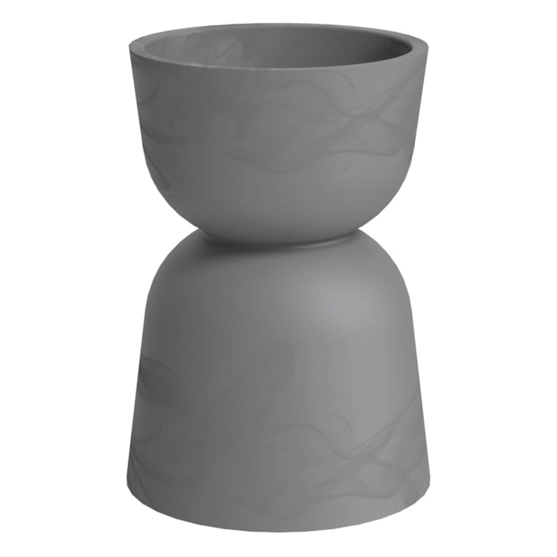 Burnt Cement Reverse Planter, 17" | At Home