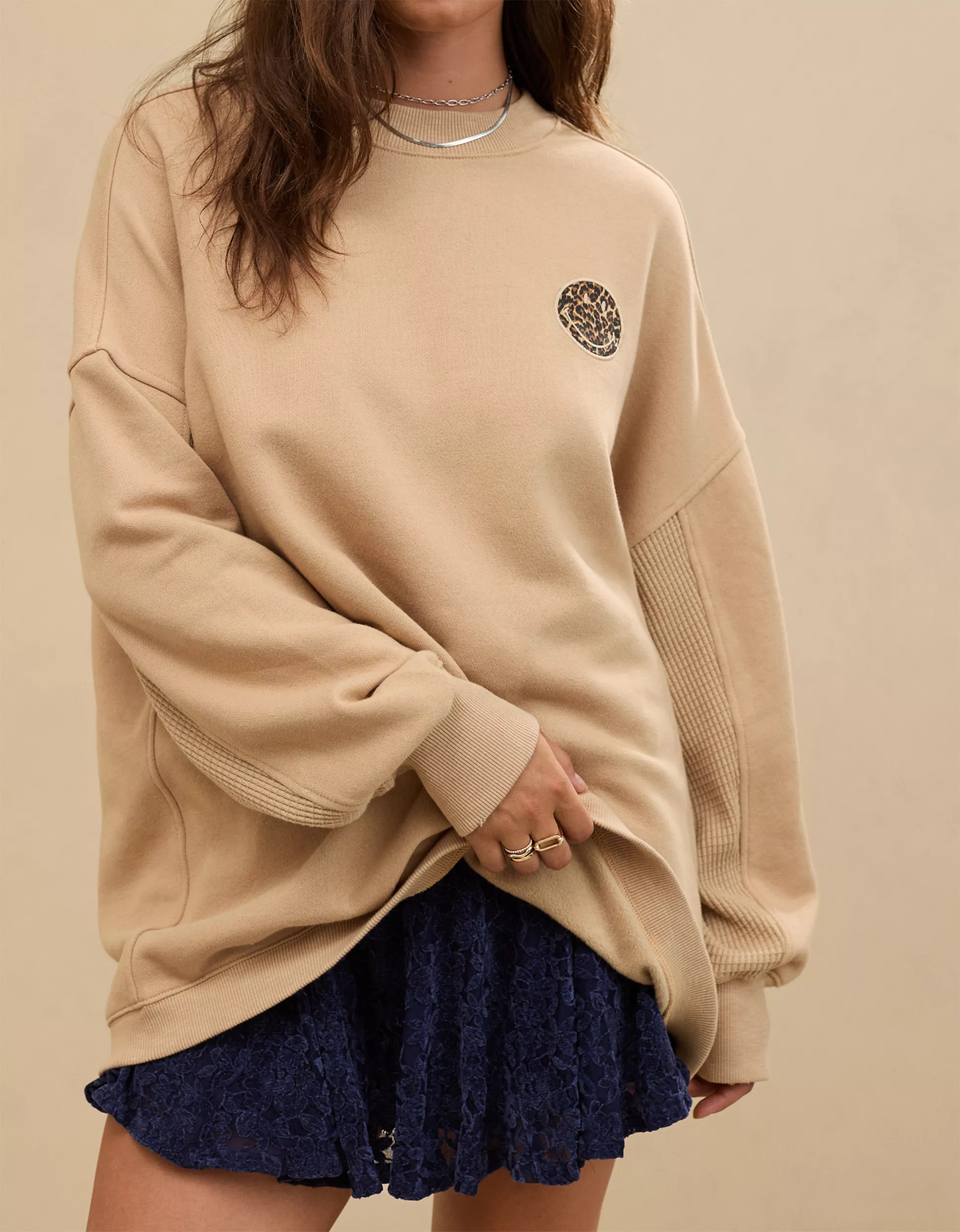 Aerie Smiley® Getaway Sweatshirt | Aerie