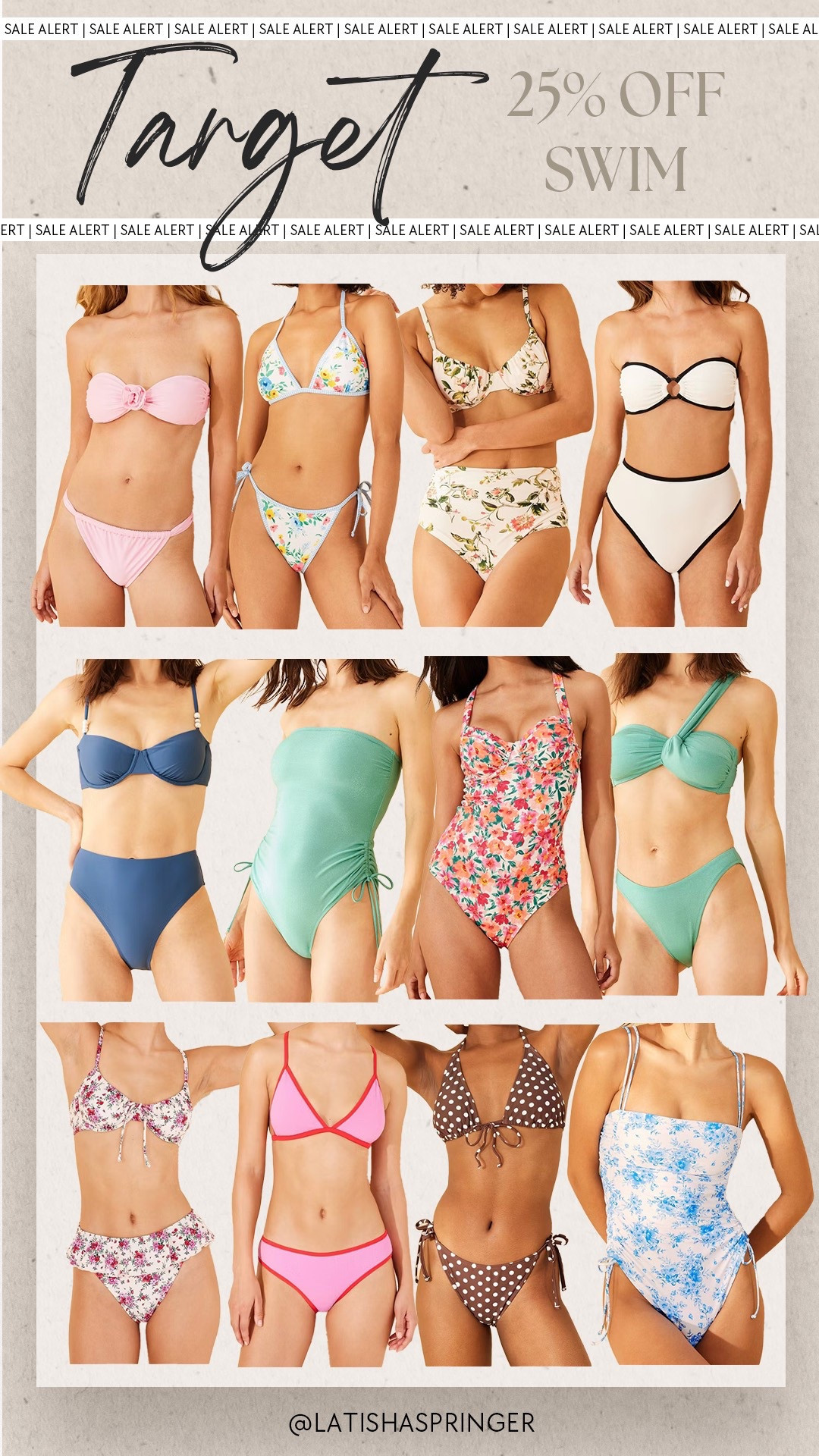 25% off Target swimsuits! 

#targetswim

Target finds. Target deals. Target swim. Target resort style  

#LTKSeasonal #LTKSwim #LTKStyleTip