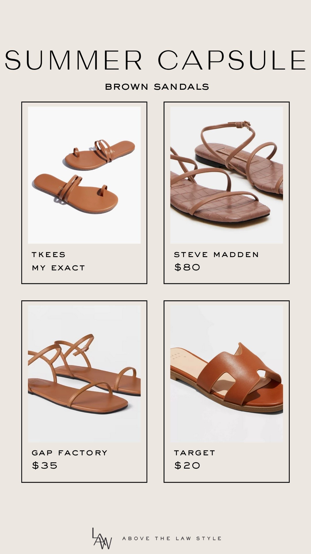 Summer Capsule: Brown Sandals

#LTKSummerEdit #LTKStyleTip #LTKShoeCrush