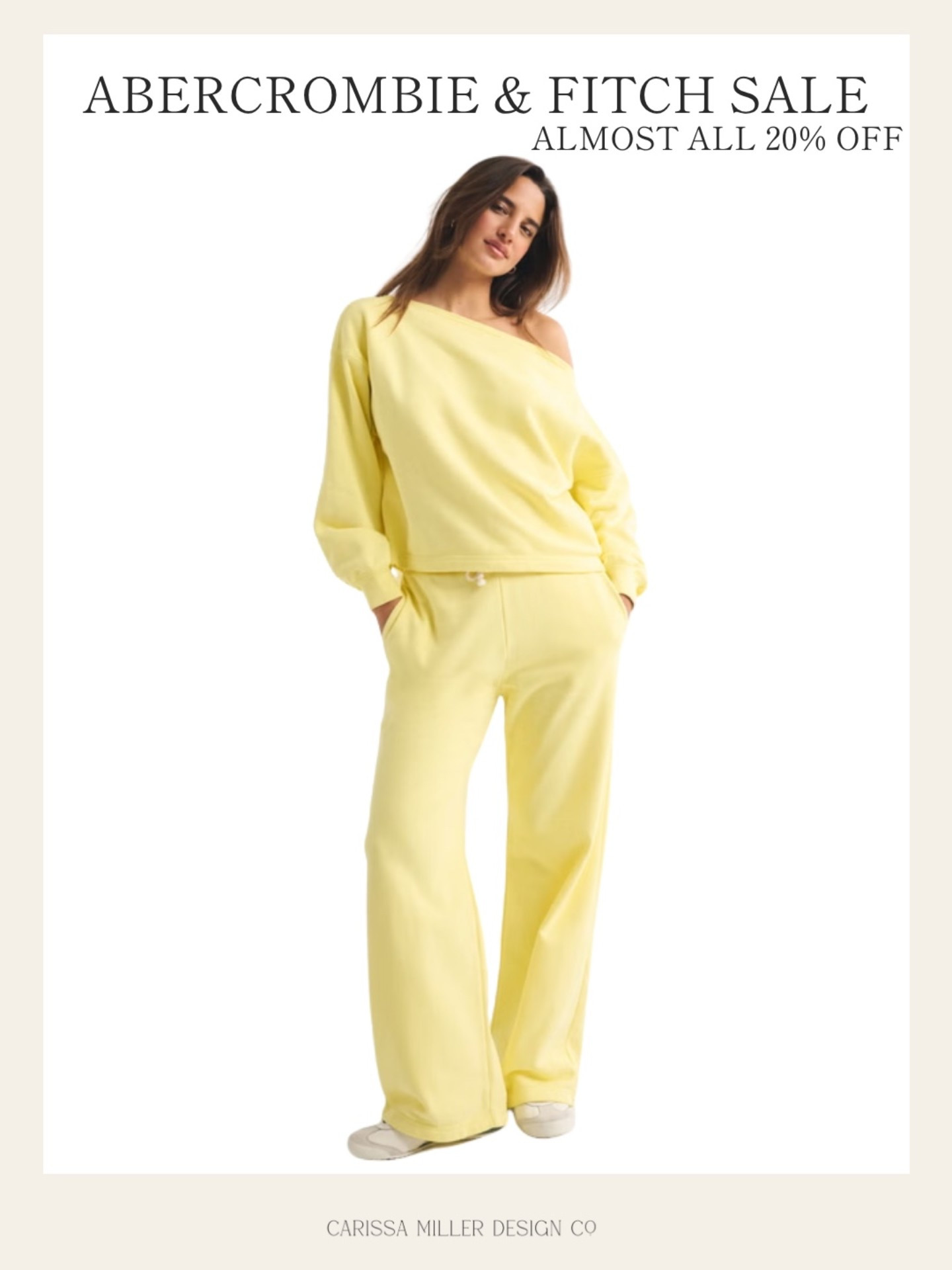 Butter yellow is super popular right now. I’m loving this!