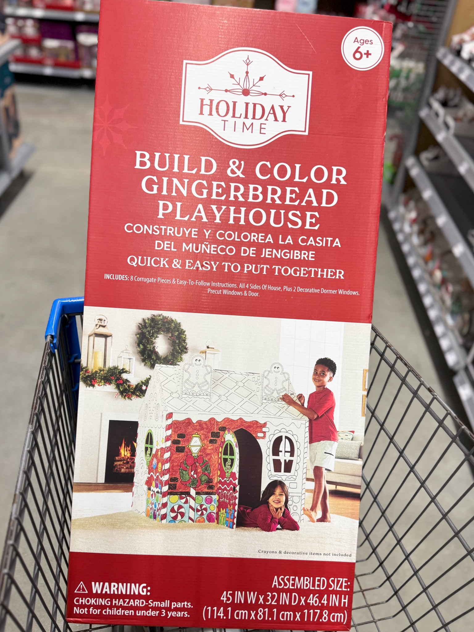 Holiday Time Build & Color Gingerbread Playhouse at Walmartt

#LTKHoliday #LTKSeasonal #LTKKids