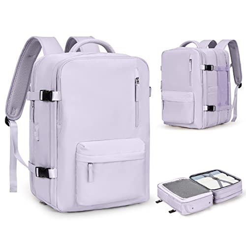 Large Travel Laptop Backpack, Expandable Flight Approved Backpack, Carry on Backpack for Women, W... | Amazon (US)
