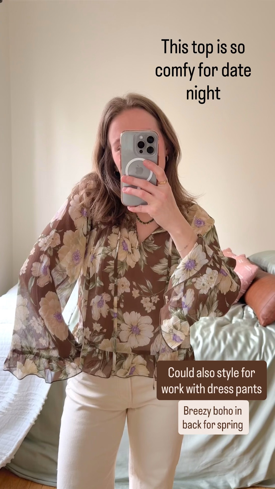 Easy spring date night for women. Free shipping and on sale. Top is xs petite. Jeans 25 petite 

#LTKSaleAlert #LTKPetite