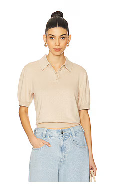 EAVES Emileigh Polo in Tan from Revolve.com | Revolve Clothing (Global)