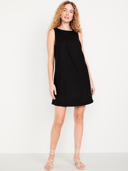 Sleeveless Linen-Blend Mini Shift DressSleeveless Linen-Blend Mini Shift Dress$44.99 51% off$21.9... | Old Navy (US)