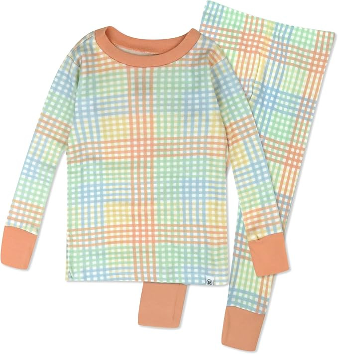 HonestBaby baby-girls 2-piece Pajamas Sleepwear Pjs 100% Organic Cotton for Baby, Toddler, Kids, ... | Amazon (US)
