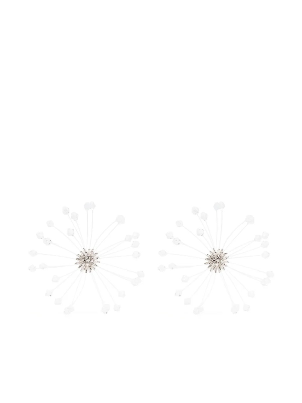 Hugo Kreit Crystal Ball Earrings | Silver | FARFETCH | Farfetch Global