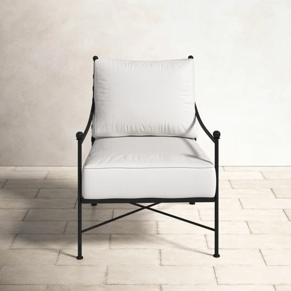 Lucier Patio Chair with SunbCushions | Wayfair North America